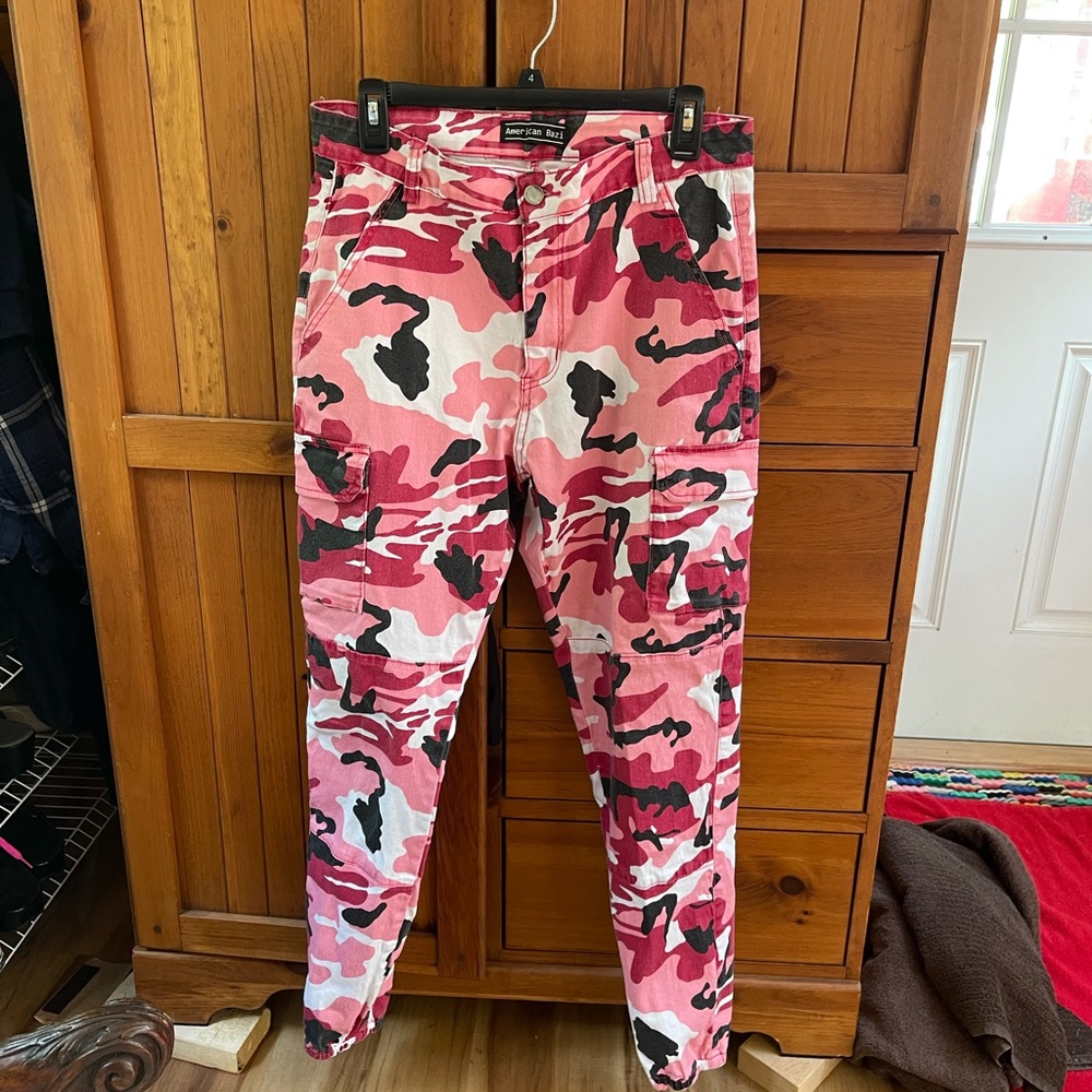 American Bazi Pink Camouflage Pants